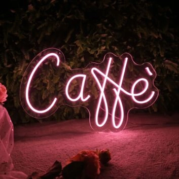Caffè&#39; neon sign