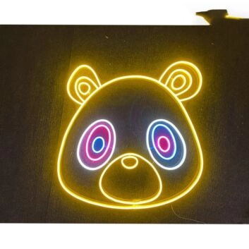Graduation Bear Kanye Melody Neon Sign for Graduation and Celebratory Spaces
