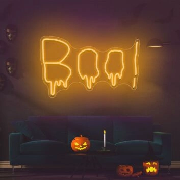 Halloween Gift Boo Neon Sign