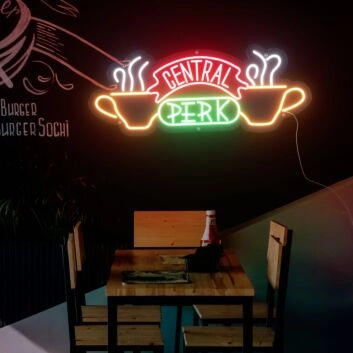 Central Perk Neon Sign for Friends TV Show Fans