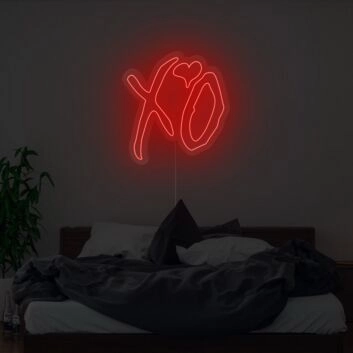XO Neon Sign for Music Fans