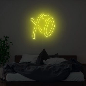 XO Neon Sign for Music Fans