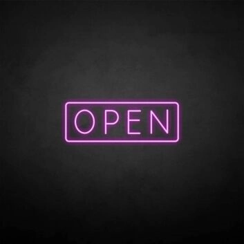 &#39;OPEN&#39; neon sign