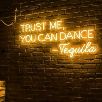 Tequila Neon Light for Bars and Social Spaces