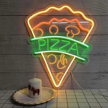 Pizza Neon Sign for Pizza House Restaurants