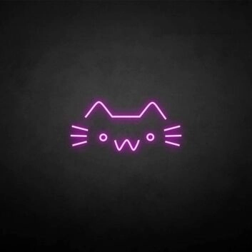 &#39;Cat&#39; neon sign