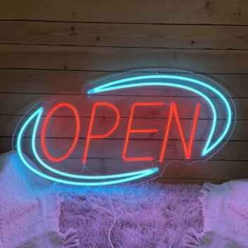 Beer Bar LED Neon Open Sign For Business for Bars and Social Spaces