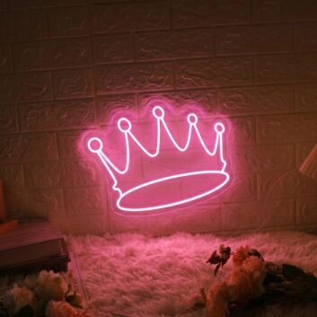&#39;crown&#39; neon sign