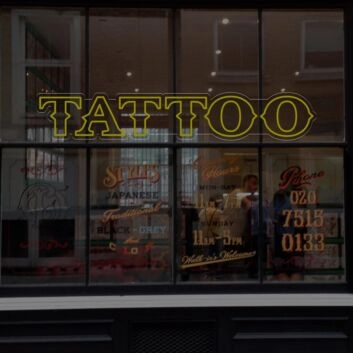 Tattoos Neon Sign For Wall for Tattoo Studios