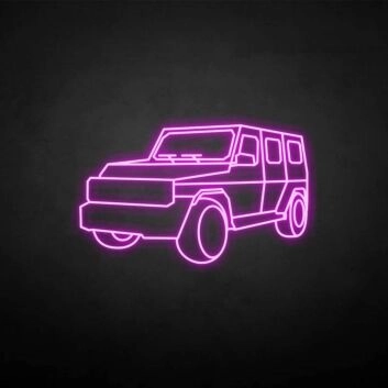 &#39;Jeep&#39; neon sign