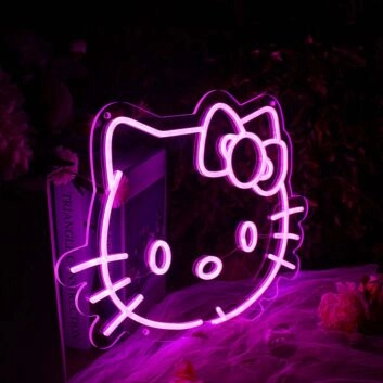 Hello Kitty Neon Sign for Fun and Playful Spaces
