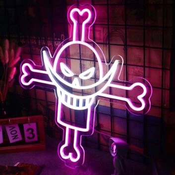 One Piece Edward Newgate Neon Sign for Anime Fans