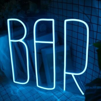BAR LED Neon Sign for Bars and Social Spaces