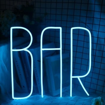 BAR LED Neon Sign for Bars and Social Spaces