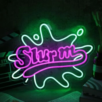 Slurm Neon Sign for Futurama Fans