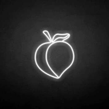 &#39;Peach&#39; neon sign