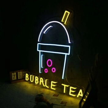 Bubble Tea Neon Sign for Refreshing and Fun Spaces