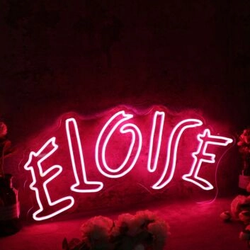 Eloise Red Name Neon Sign for Personalized Decor