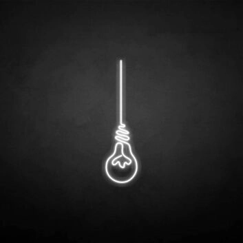 &#39;Bulb&#39; neon sign