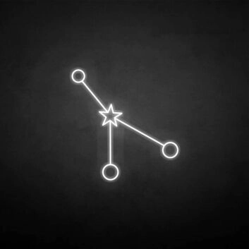 &#39;Cancer&#39; neon sign