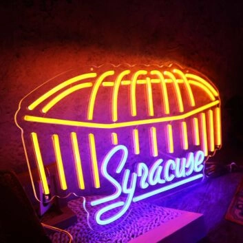 Syracuse Custom Neon Sign for Sports Fans