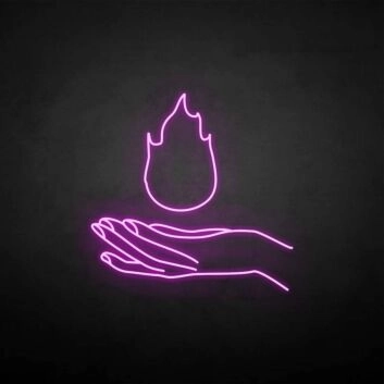 Fire&#39; neon sign