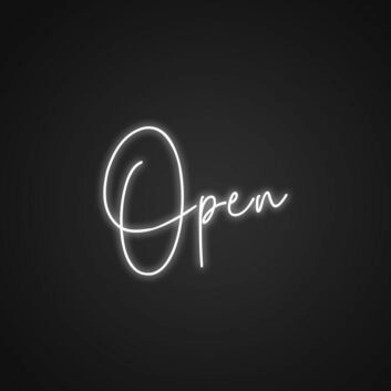 Open Neon Sign for Businesses and Shops