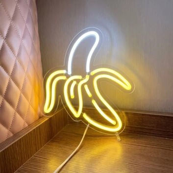 Banana Neon Sign for Fun and Whimsical Decor