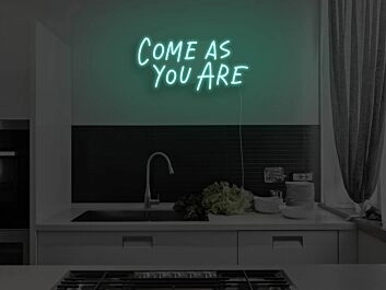 Come As You Are Neon Sign for Welcoming and Inclusive Spaces