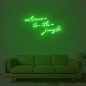 Welcome To The Jungle Neon Sign for Fun and Adventurous Spaces