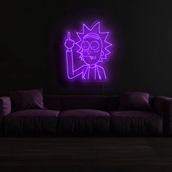 Rick and Morty Neon Sign for Fans and Fun Spaces