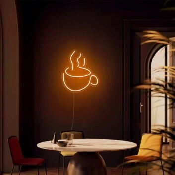 Coffee Neon Sign for Cafes and Coffee Shops