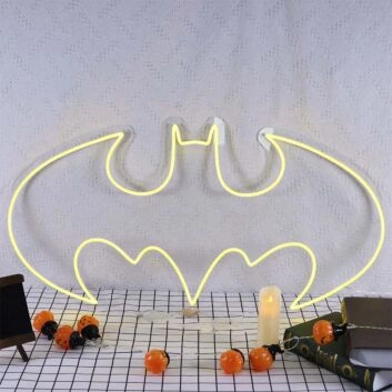 Batman Neon Sign for Superhero Fans
