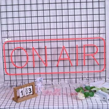 On Air Neon Sign for Studios and Broadcasting Spaces