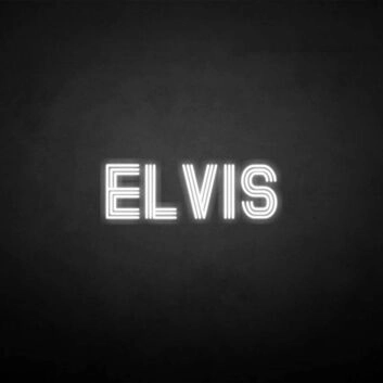 ELVIS&#39; neon sign
