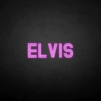 ELVIS&#39; neon sign