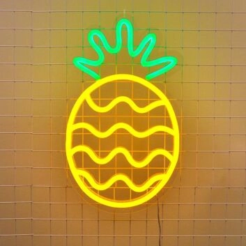 Pineapple Neon Sign brings a tropical feel to kitchens