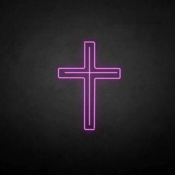 &#39;Crucifix&#39; neon sign