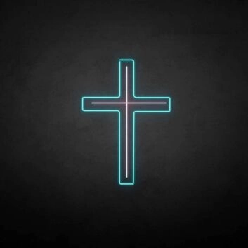 &#39;Crucifix&#39; neon sign