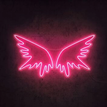 Angel Wings Neon Sign adds a heavenly touch to any room