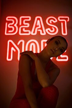 Beast Mode Lianev Collection Neon Sign inspires strength and power