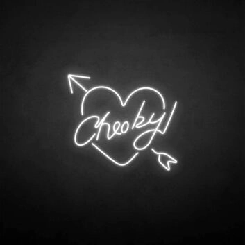 Customize  &#39;Cheoby&#39; neon sign