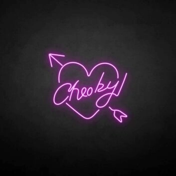 Customize  &#39;Cheoby&#39; neon sign