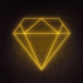 Diamond Neon Sign adds sparkle to elegant decor