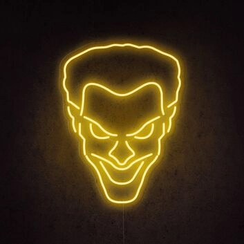 Joker Neon Sign perfect for comic book and pop culture fans