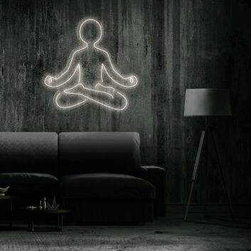 Meditate Neon Sign perfect for yoga and meditation rooms