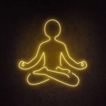 Meditate Neon Sign perfect for yoga and meditation rooms