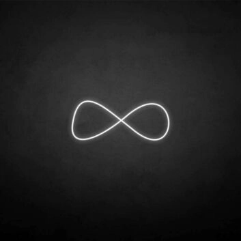&#39;Infinity&#39; neon sign