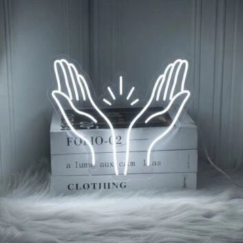 Praise Neon Sign for spiritual and uplifting environments