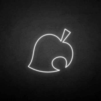 &#39;Leaf&#39; neon sign